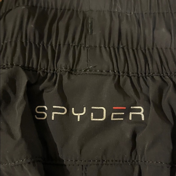 Spyder Active Black XL running shorts with built in 4” inseam inner short. - Picture 6 of 7